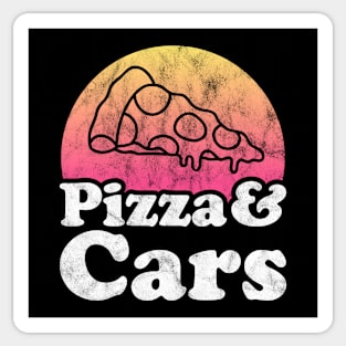Pizza Lover Pizza and Cars Sticker
